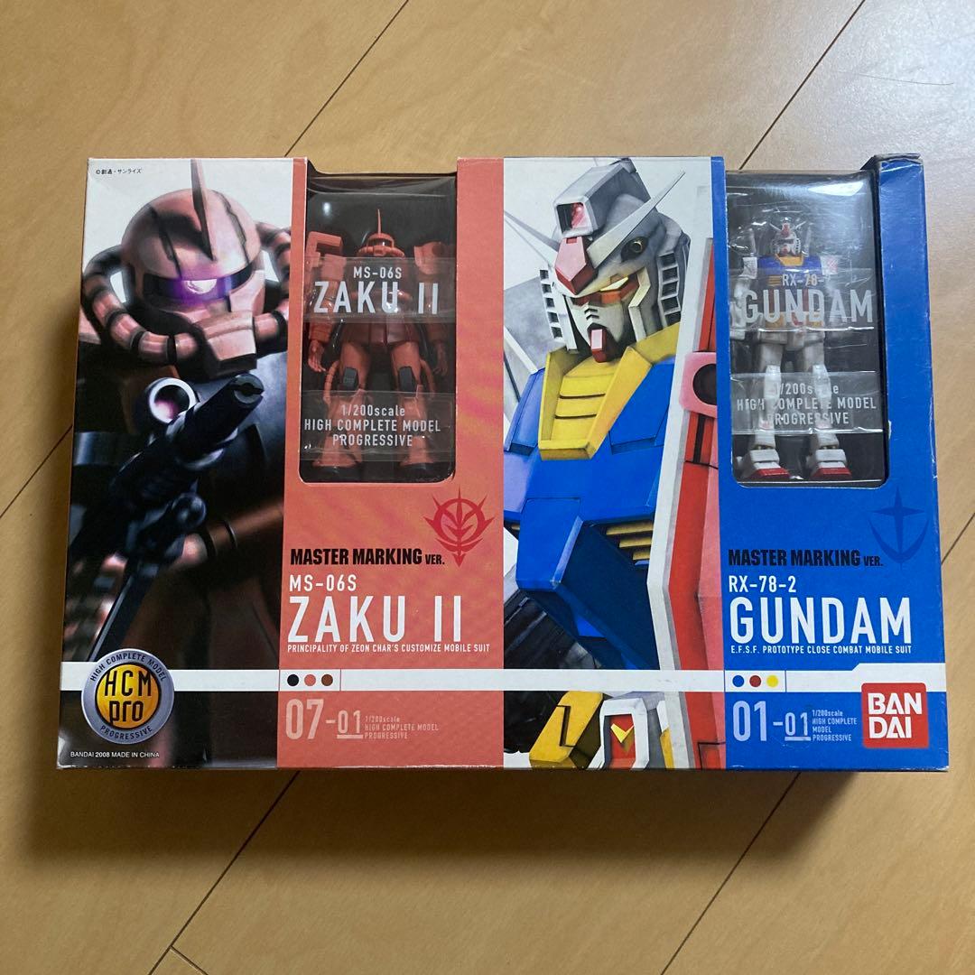 【即購入ok!!】ガンダムvsシャア専用ザク(劇場版DVD BOX発売記念セット