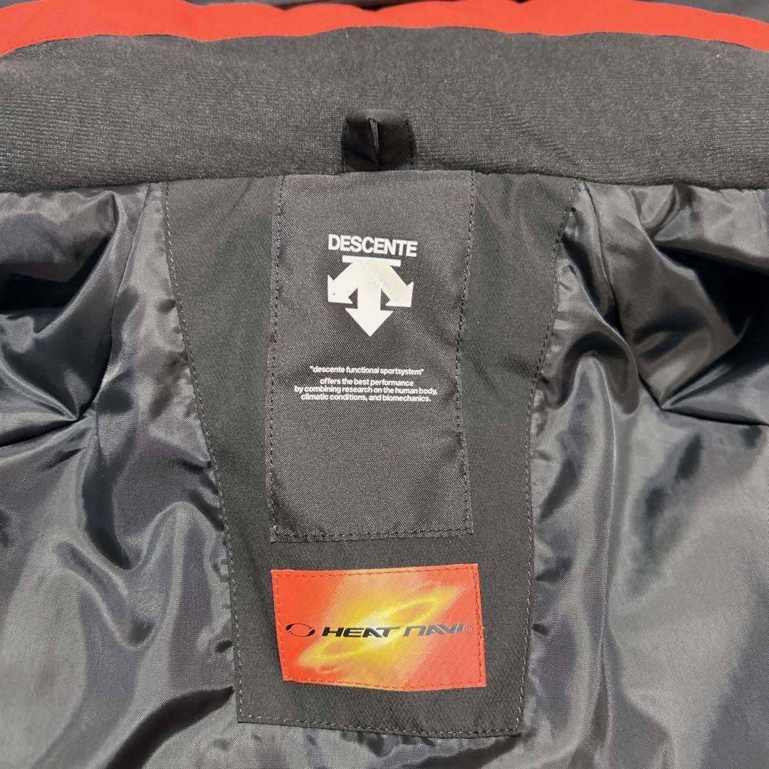 DESCENTE スキーウェア Lサイズ 黒/赤