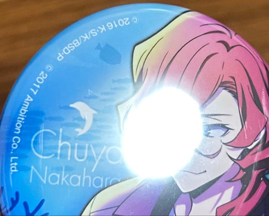 文豪ストレイドッグス　中原中也　迷ヰ犬怪奇譚　水族館　缶バッジ