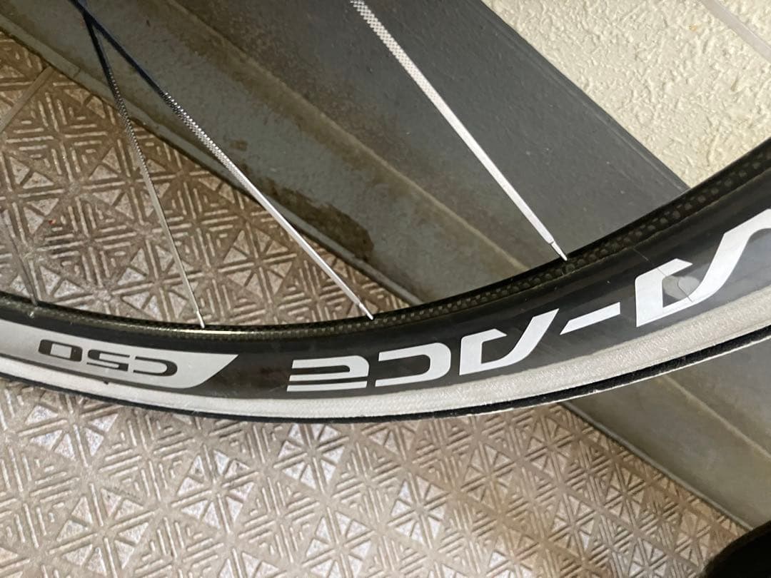 100km未満使用SHINANOシマノDURA-ACEチューブラーホイールC50
