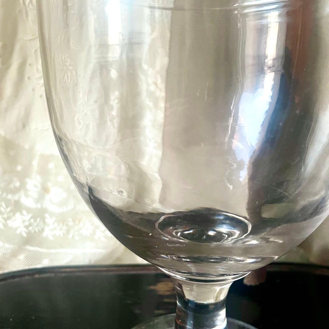 大きな蓋付きガラスボンボニエール　お菓子入れ19世紀店舗什器フランスアンティーク