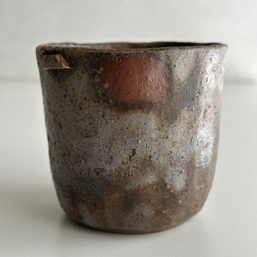 山本陶秀 備前 茶器 宝瓶 蓋なし品 合わせ箱