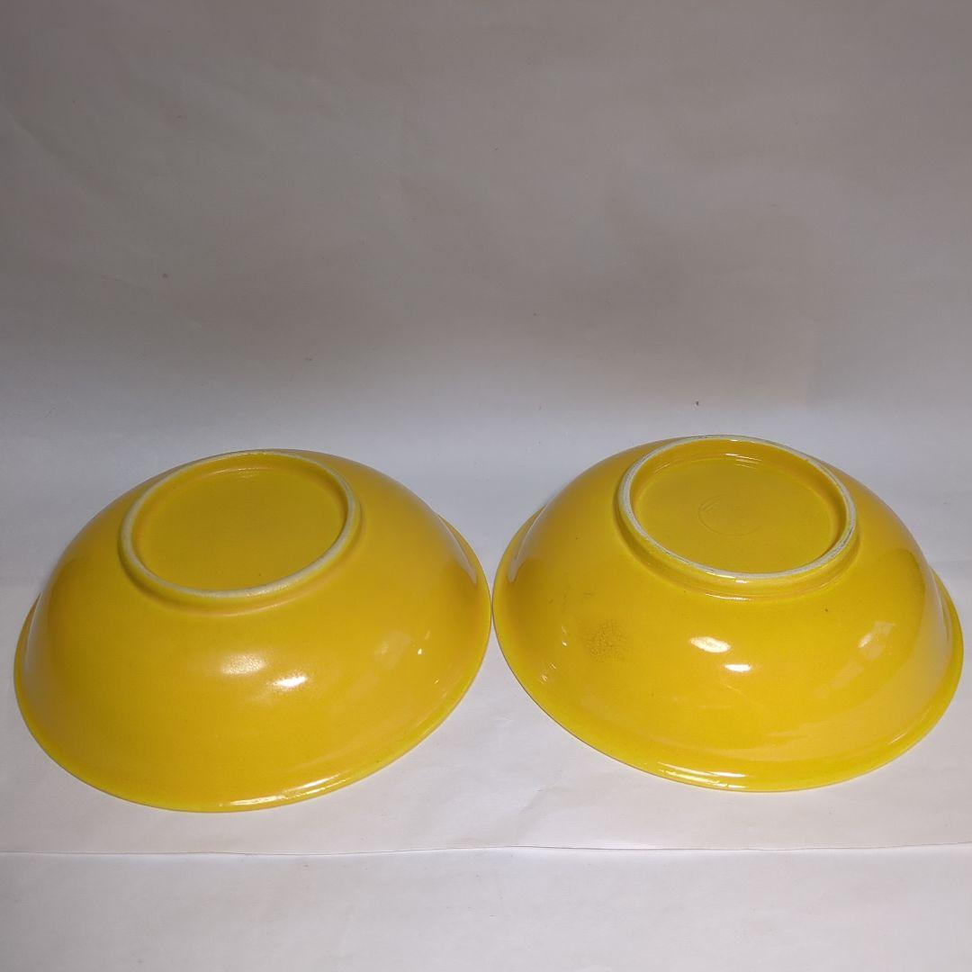 永楽善五郎　京焼　陽刻　小皿　黄色交跡　和食器