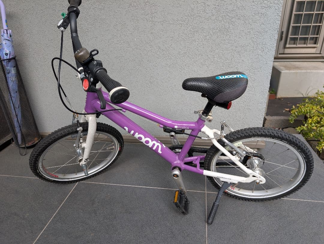 woom 子供用自転車 16インチ 紫 5.8kg