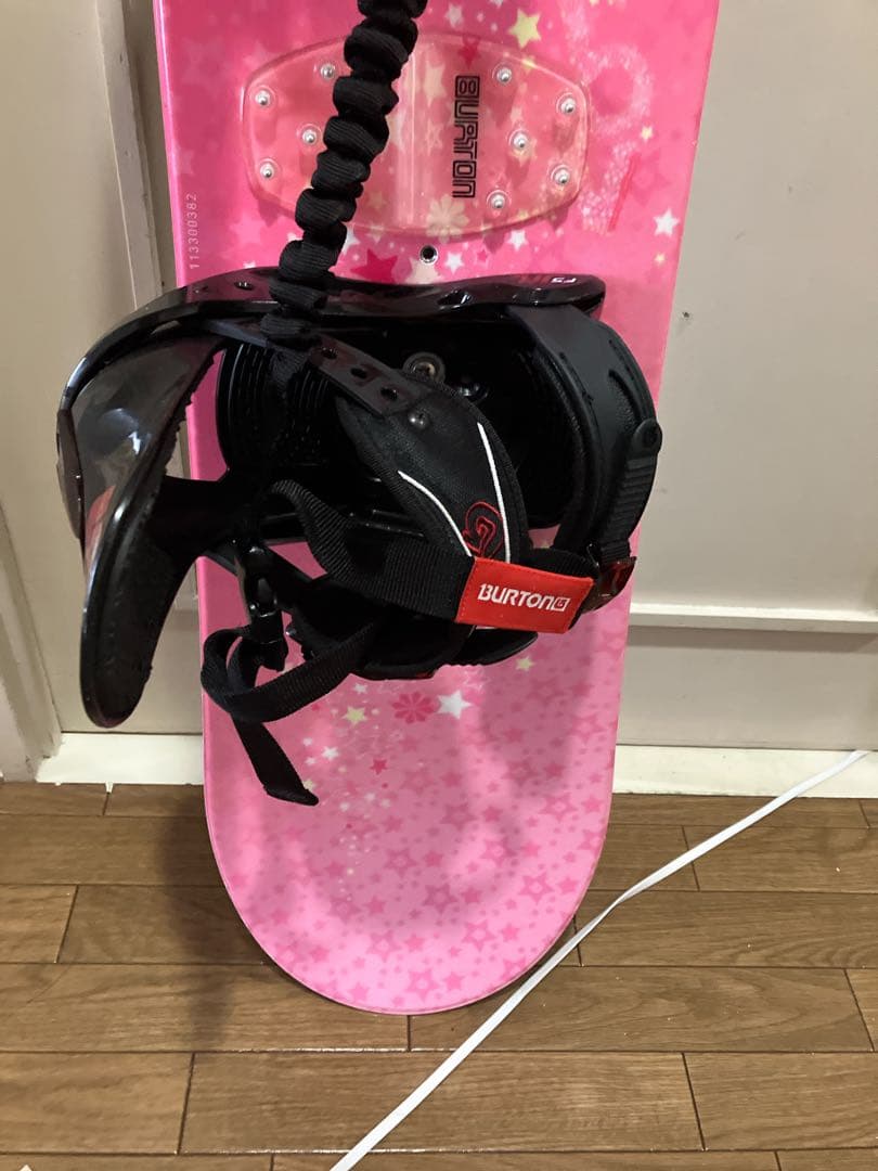 BURTON スノーボード ピンク　CHICKLET126　ビンディング付き