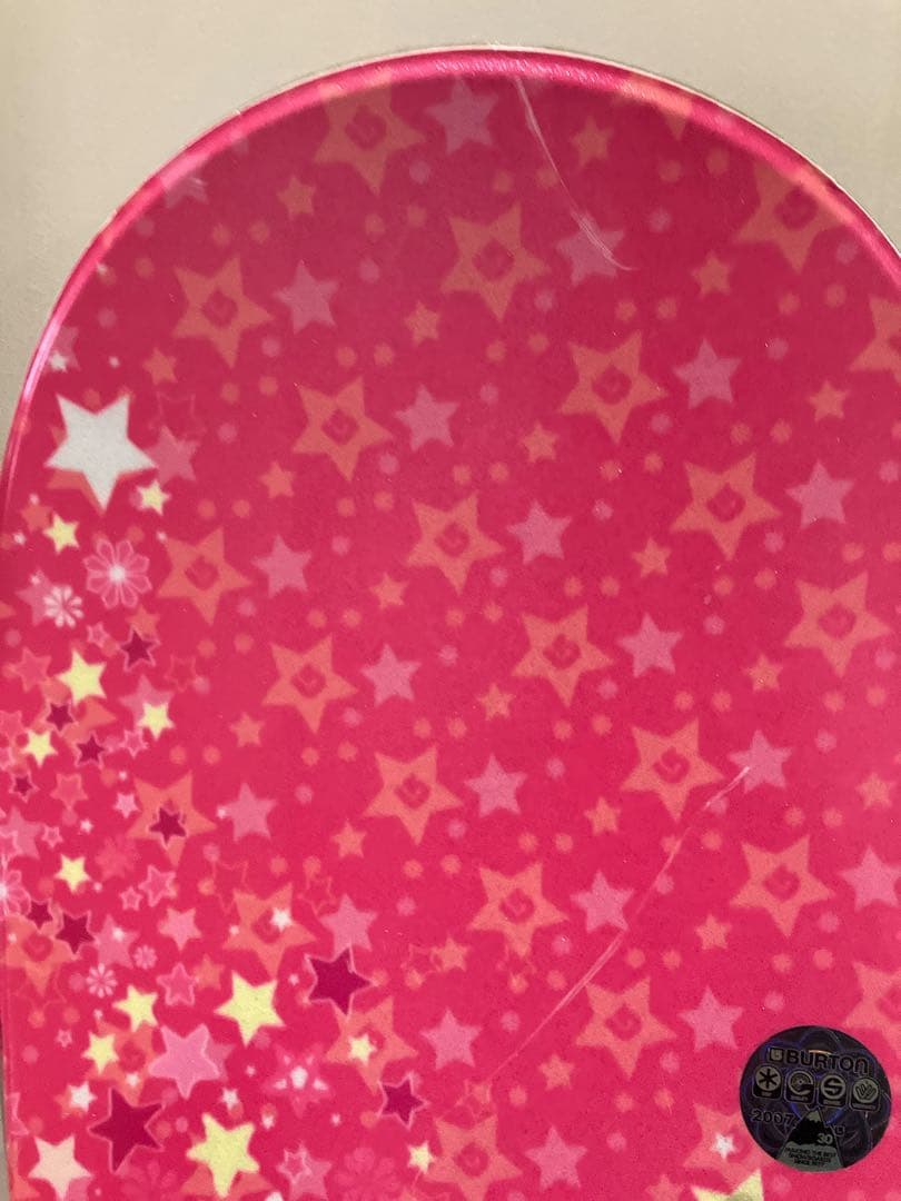 BURTON スノーボード ピンク　CHICKLET126　ビンディング付き