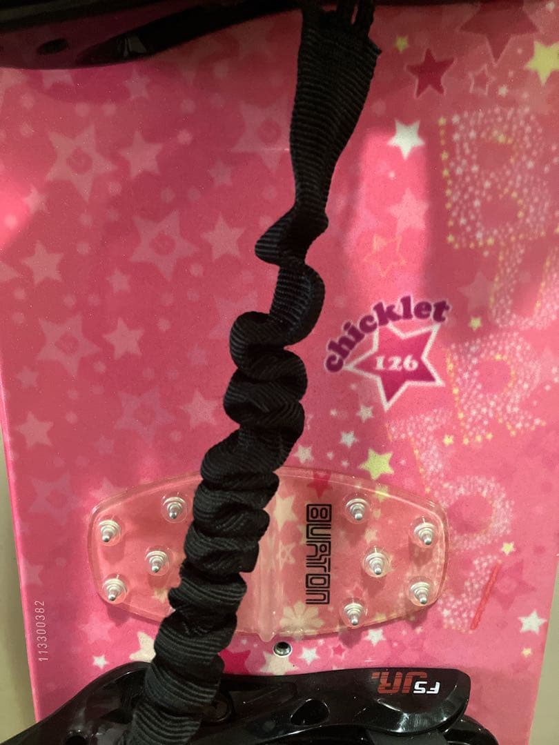 BURTON スノーボード ピンク　CHICKLET126　ビンディング付き