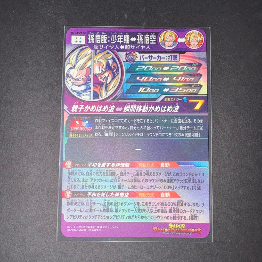 MM1ーASEC SP 孫悟飯少年期