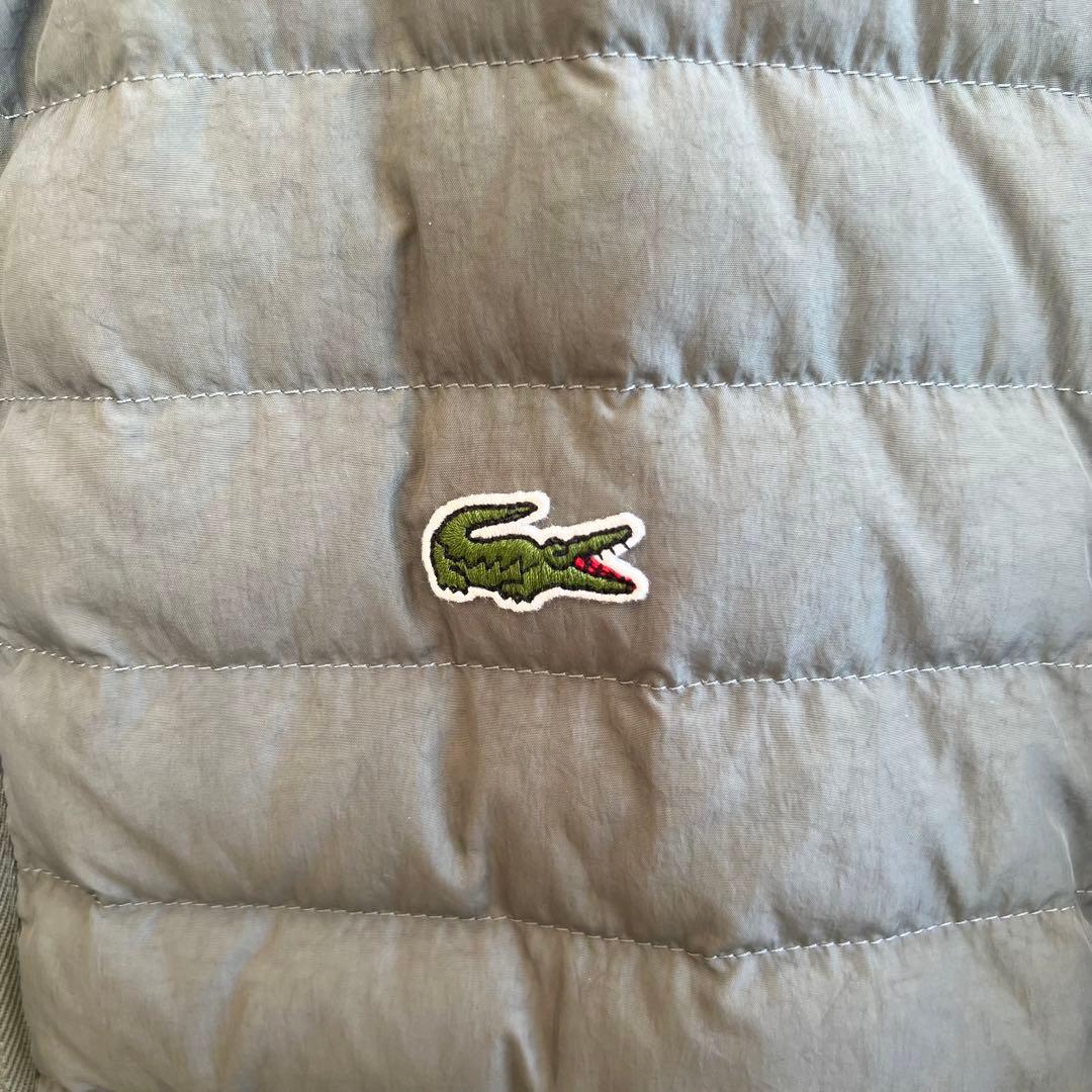 【美品】Lacoste カーキ キルティング ジャケット