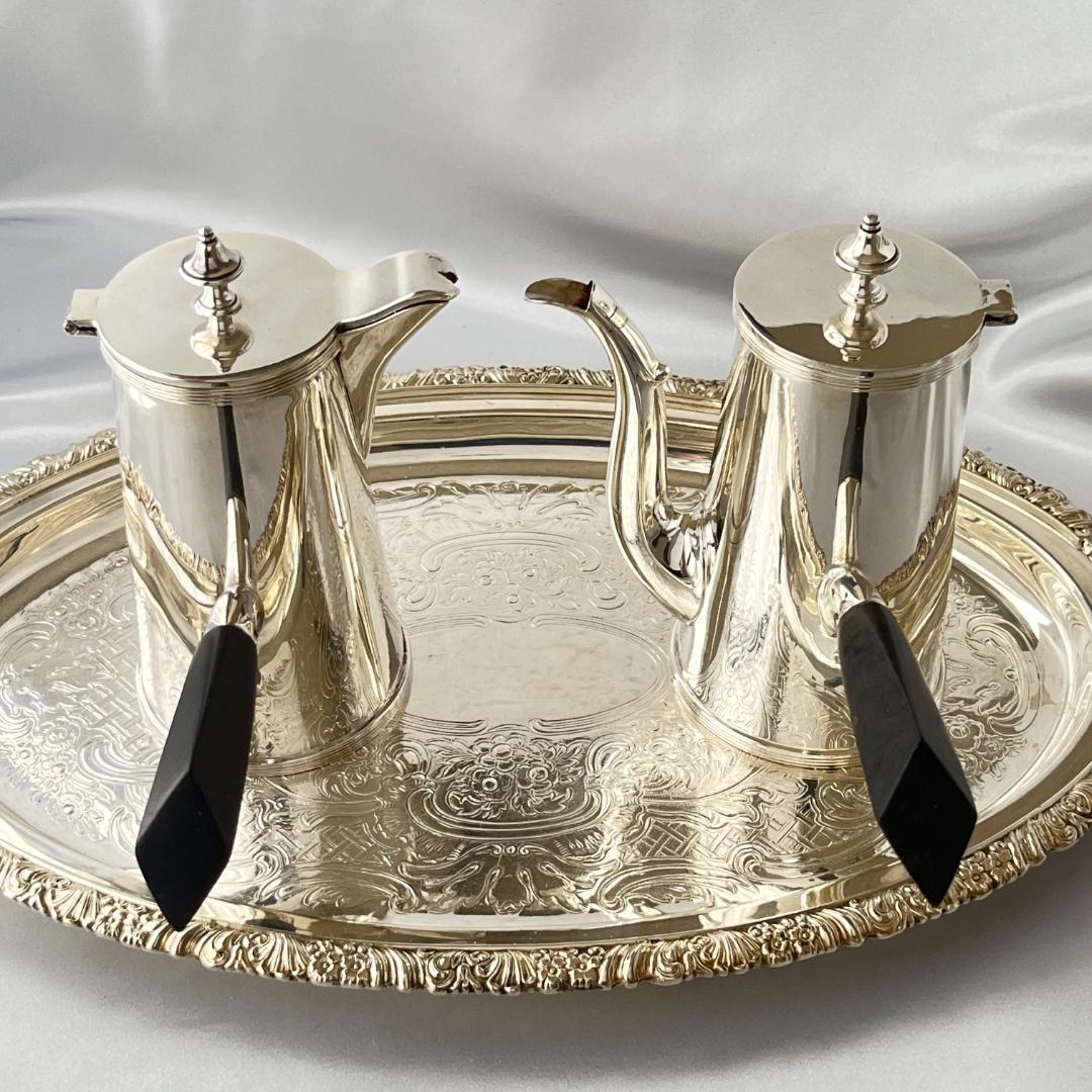 【Waring & Gillow】 カフェ・オレセット Art Deco