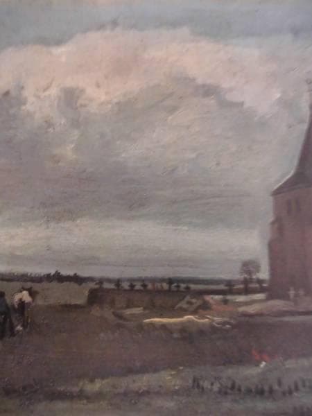 ヴィンセント・ヴァン・ゴッホ、ニューネンの塔、希少な額装用画集より