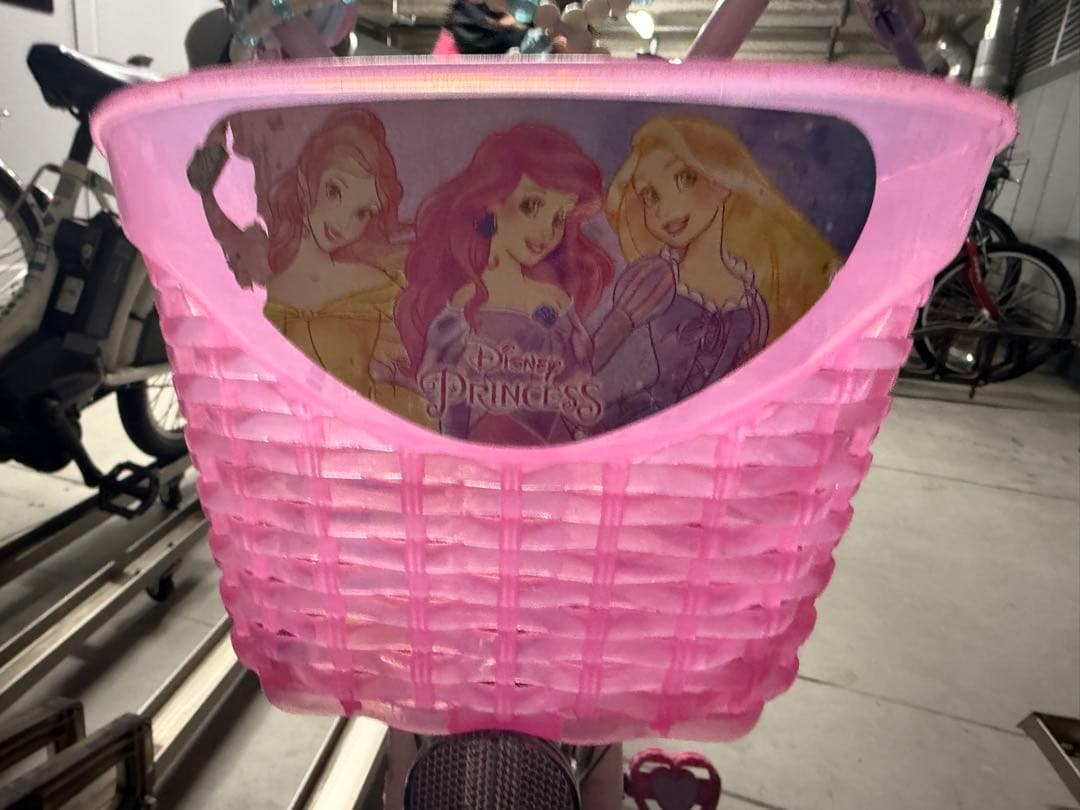 【引き取り限定】ディズニープリンセス 幼児用自転車 16インチ