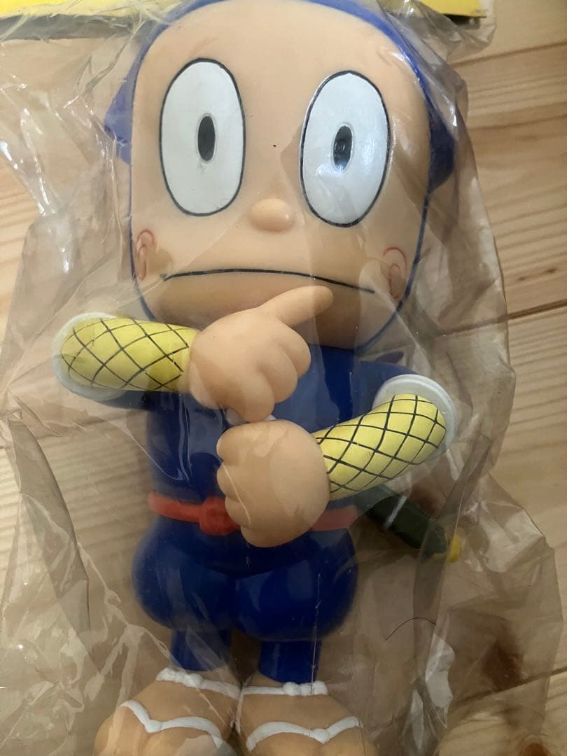 \"激レア“RUNAソフビフィギュア　忍者ハットリくん只今参上200mm