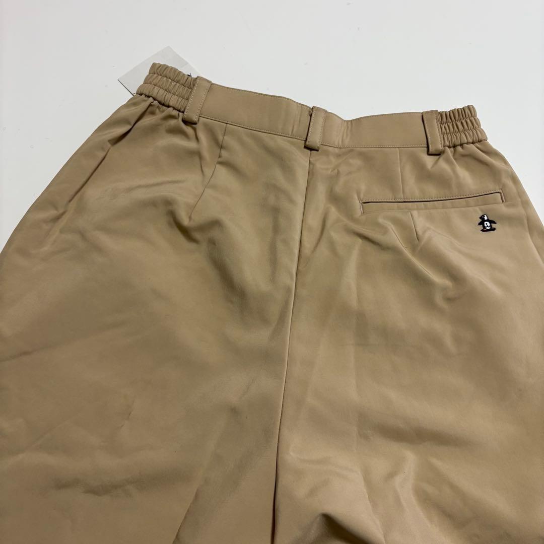 【新品】マンシングウェア　レディースパンツ　ベージュ　裏起毛　9号　ゴルフ
