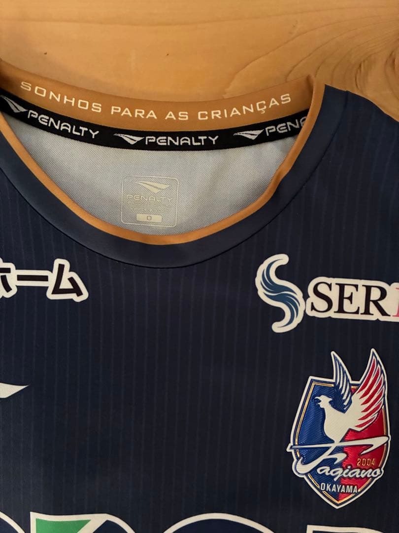 ファジアーノ岡山 ブローダーセン　GKサイン入りユニフォーム　2025 O