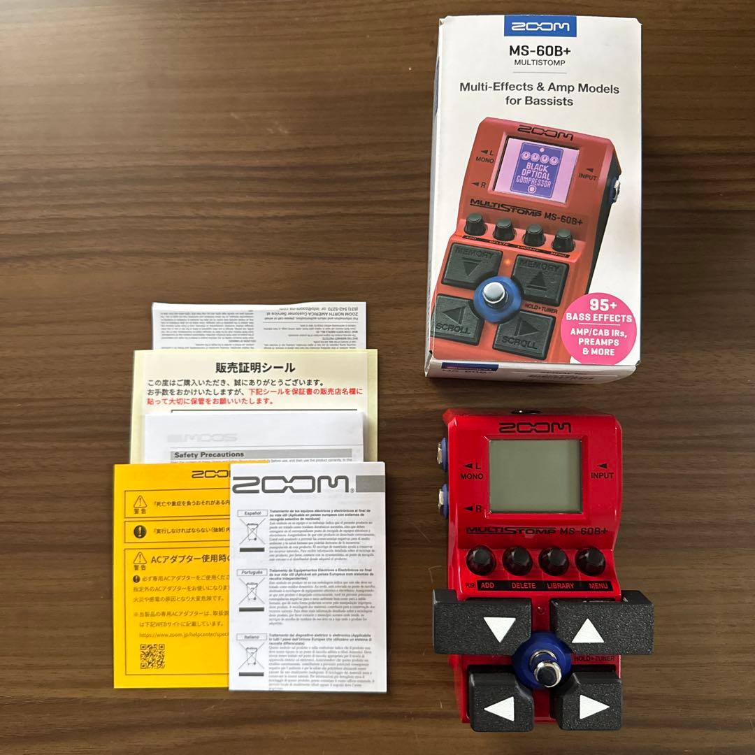ベース ZOOM MULTISTOMP MS-60B+ ms60b+