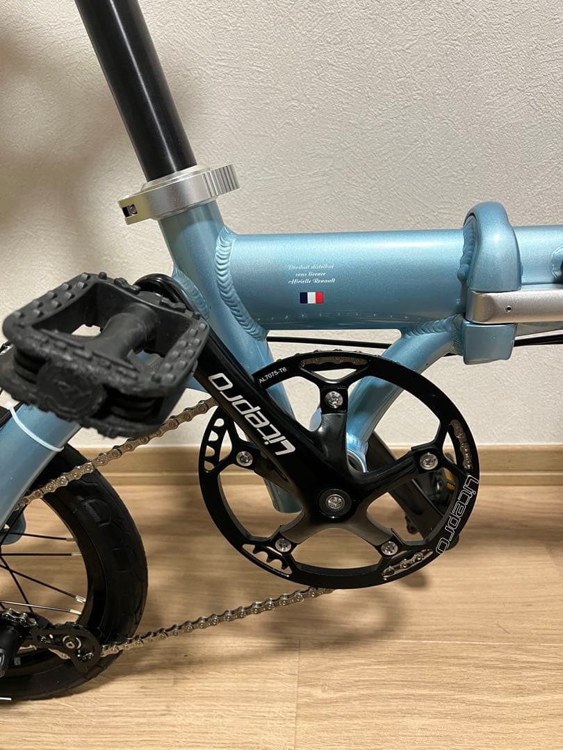 美品 三段変速14インチ折りたたみ自転車DAHON／FIAT 同型モデル