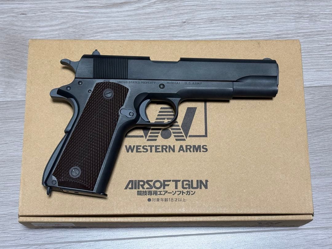 ウエスタンアームズ　コルトガバメント　M1911A1 ミリタリーモデル　ガスガン