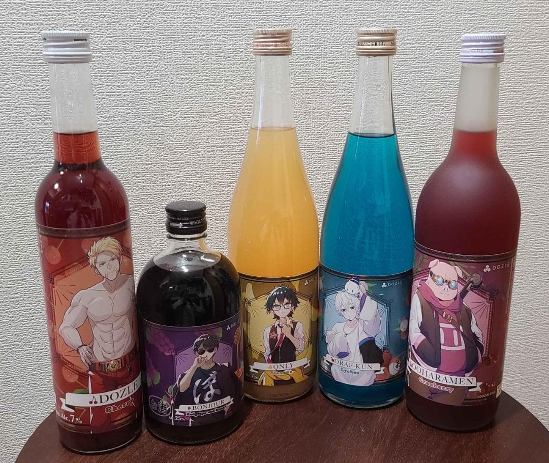 な*ろ様 クランド×ドズル社　コラボリキュール　クラフト酒　未開封　全種（5本）