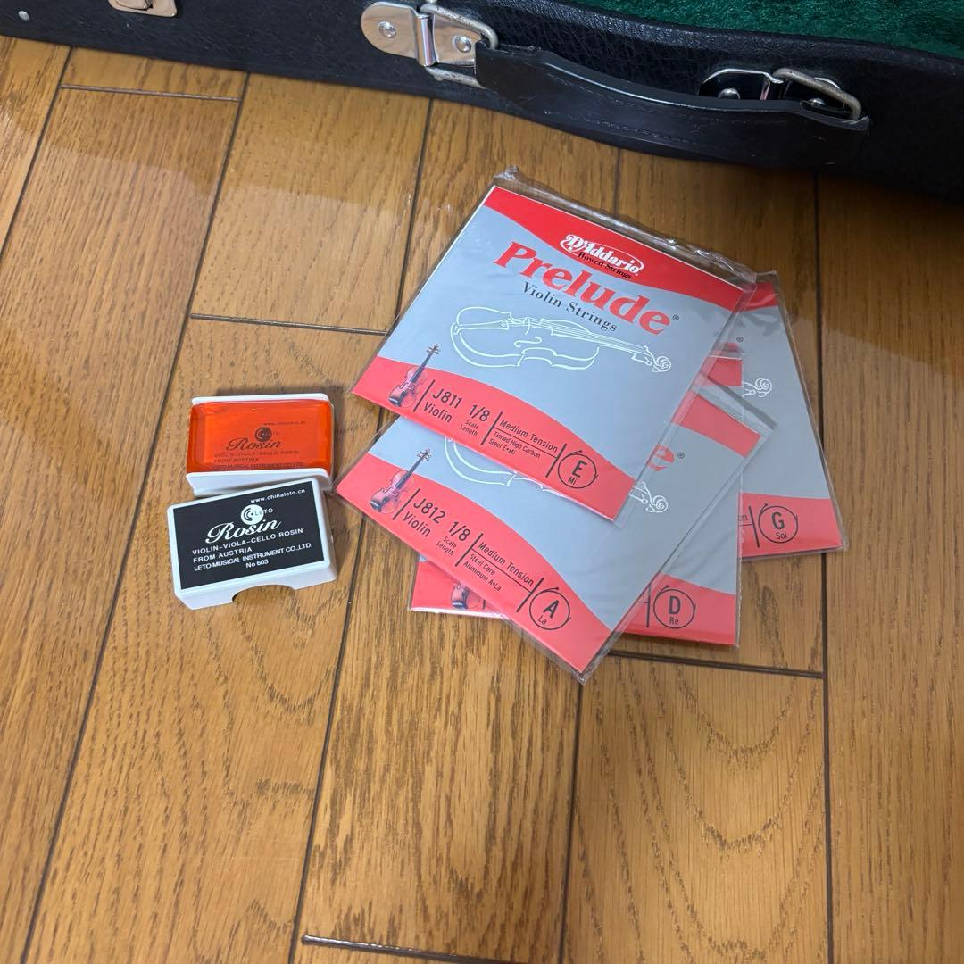 【替え弦付き】スズキ　バイオリン　No.330 1/8 2005年　虎杢