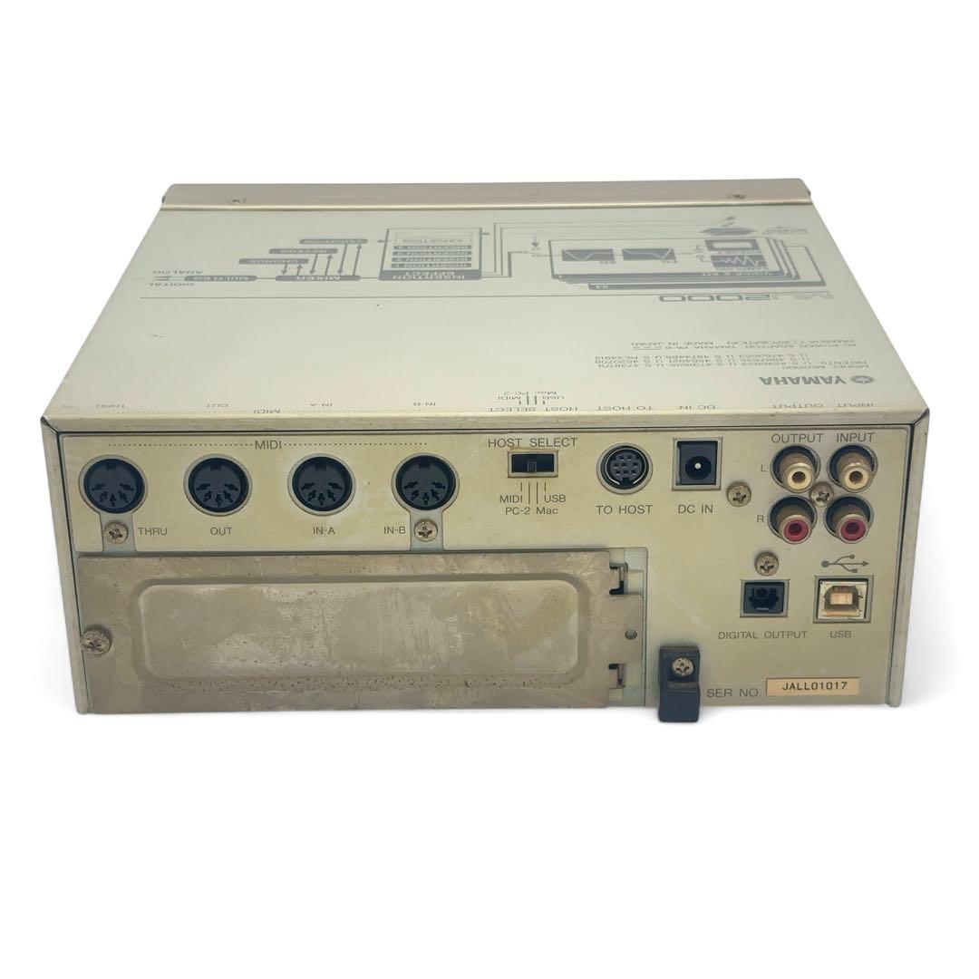 【希少品】 YAMAHA ヤマハ MU2000 音源モジュール 取説付属