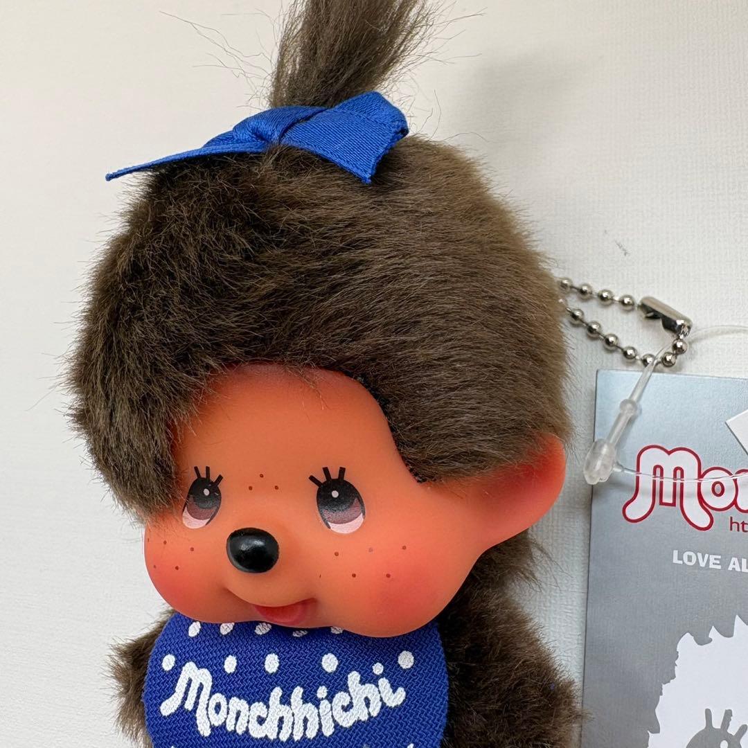 新品 推し色 モンチッチ 青色 monchhichi 2202