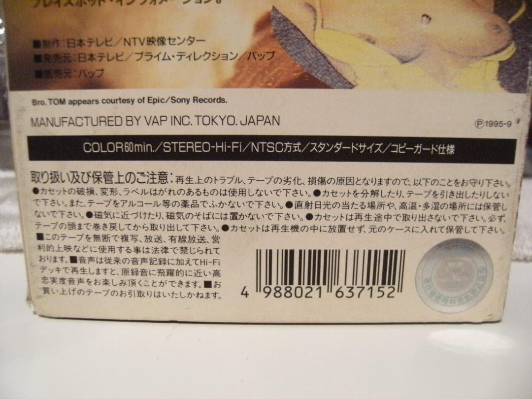 日本テレビ 安室奈美恵 ブラザーTOM 宇治田みのる DJ GROOVE ビデオ