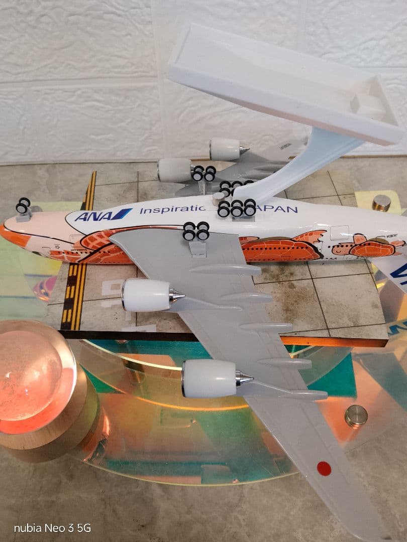 ●a380 フライング ホヌ ダイキャスト 模型1/230