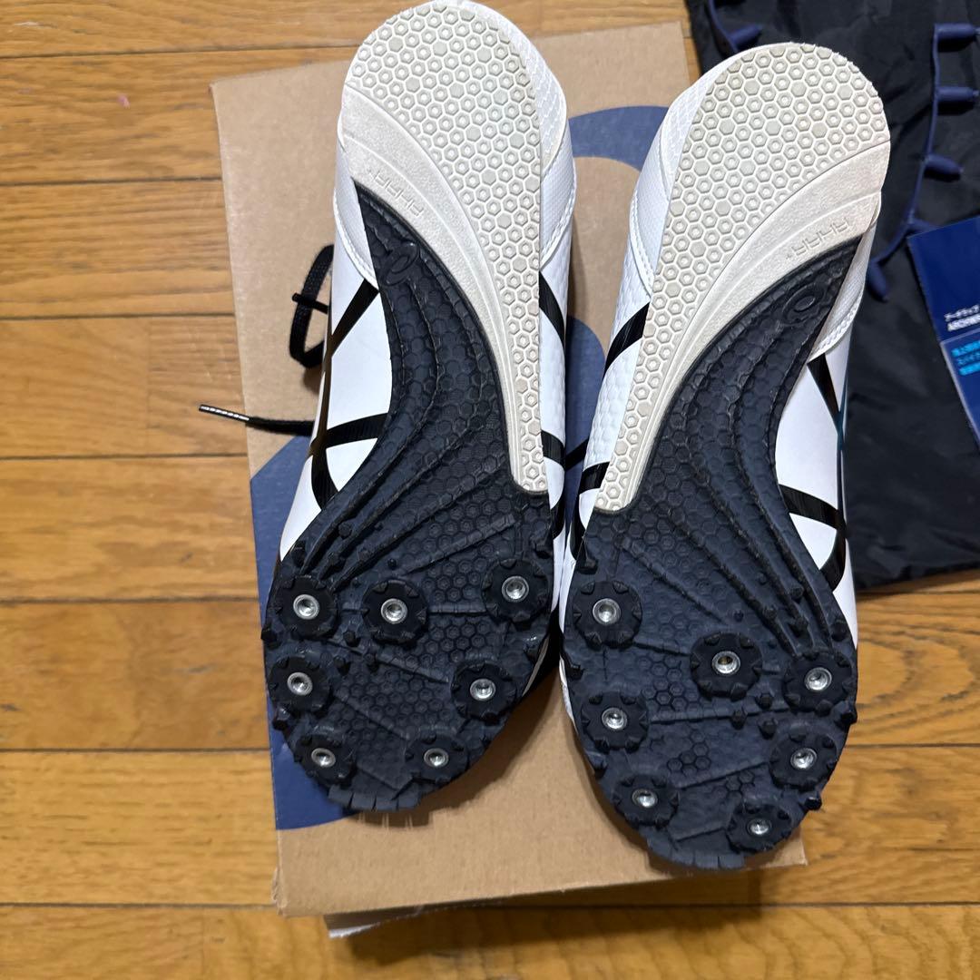 アシックス陸上競技用スパイクセット 27.5 アシックス effort13 美品