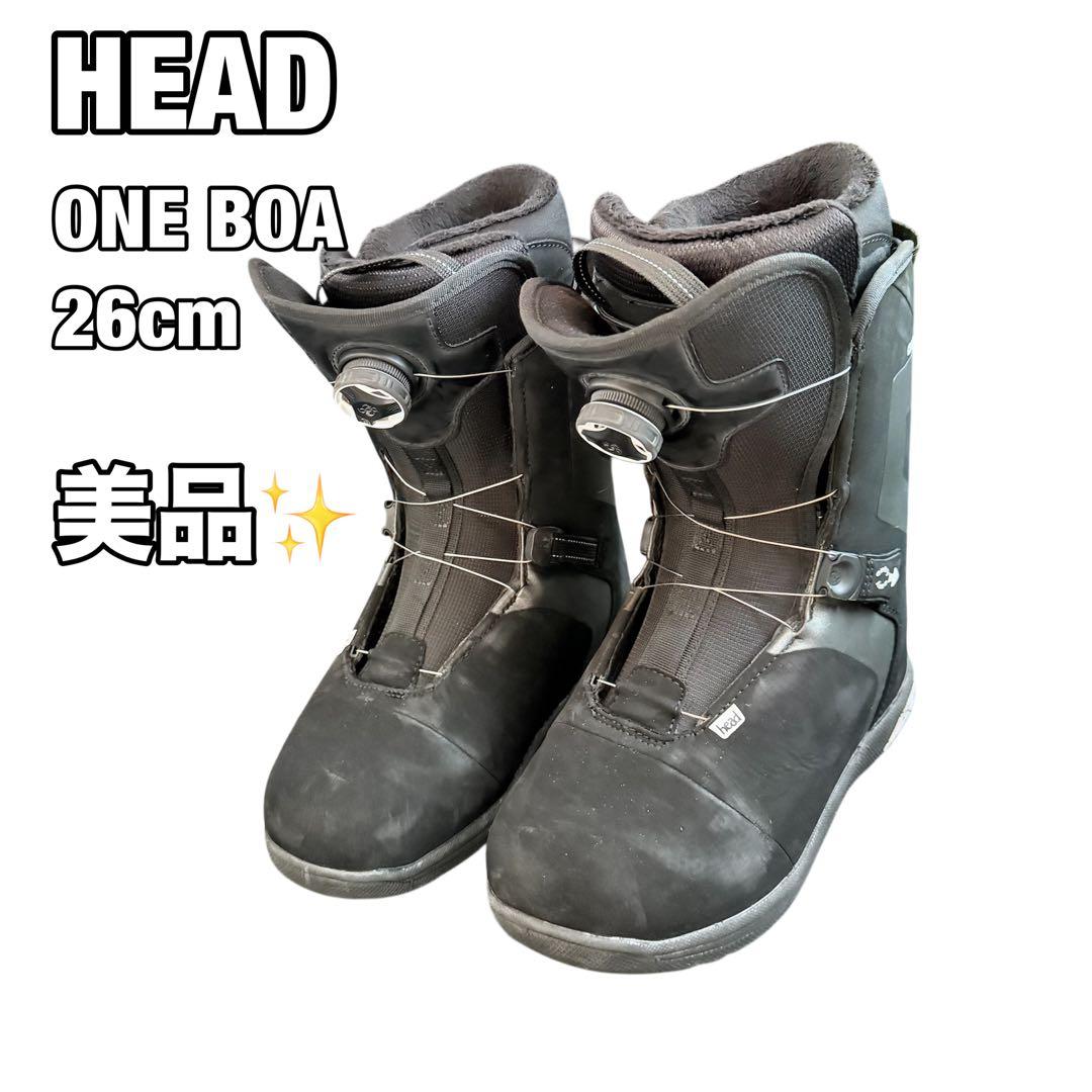 美品　head ヘッド ONE BOA スノーボードブーツ ダイヤル式 26cm