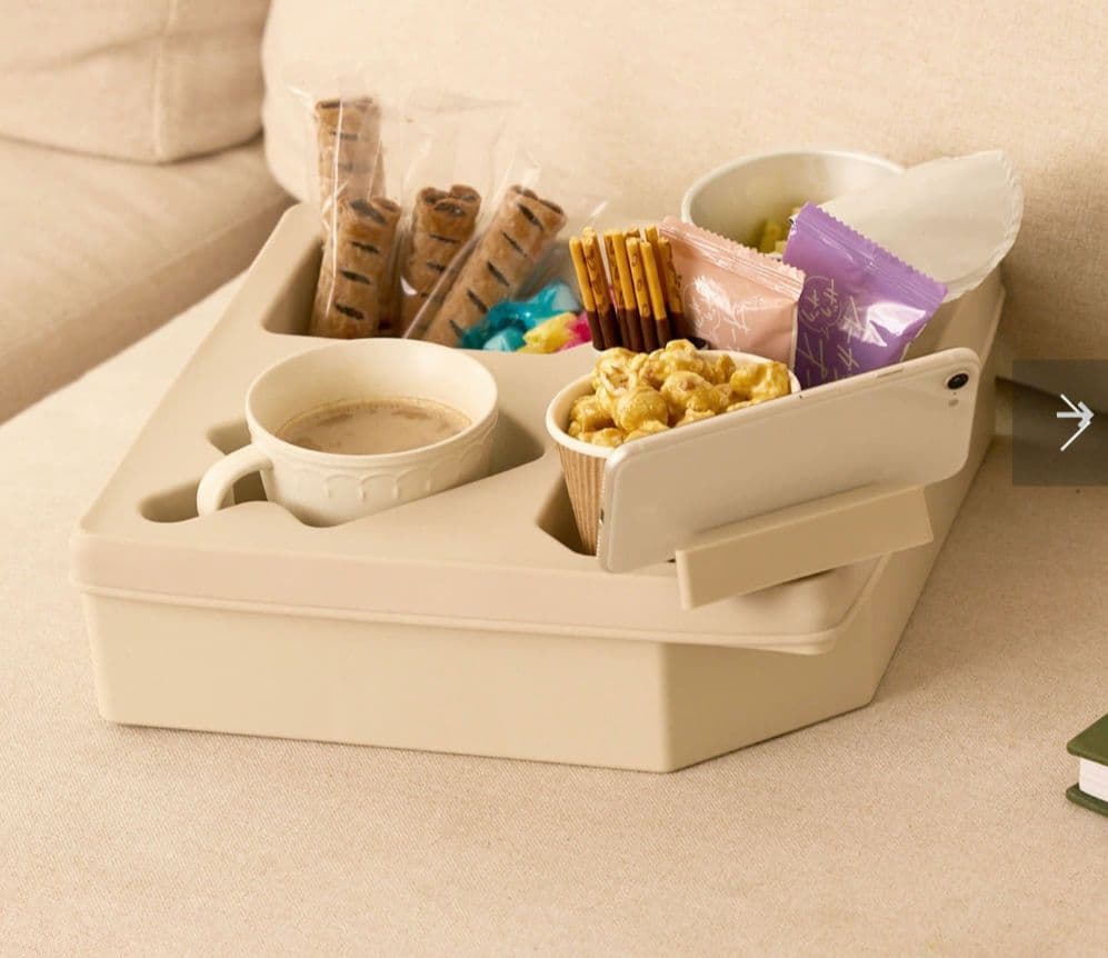 【新品】　3COINS　だら活　スマホスタンド付きマルチトレイ　2個セット