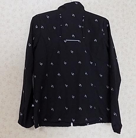 32005　ルコック　メンズ　ジップアップジャケット　黒　サイズＭ