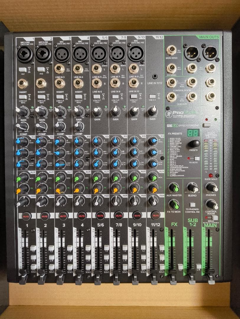 MACKIE PROFX12v3 アナログミキサー