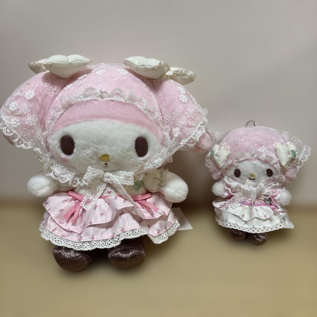 マイメロディ マスコット キーホルダー フォレストレース デザイン ぬいぐるみ