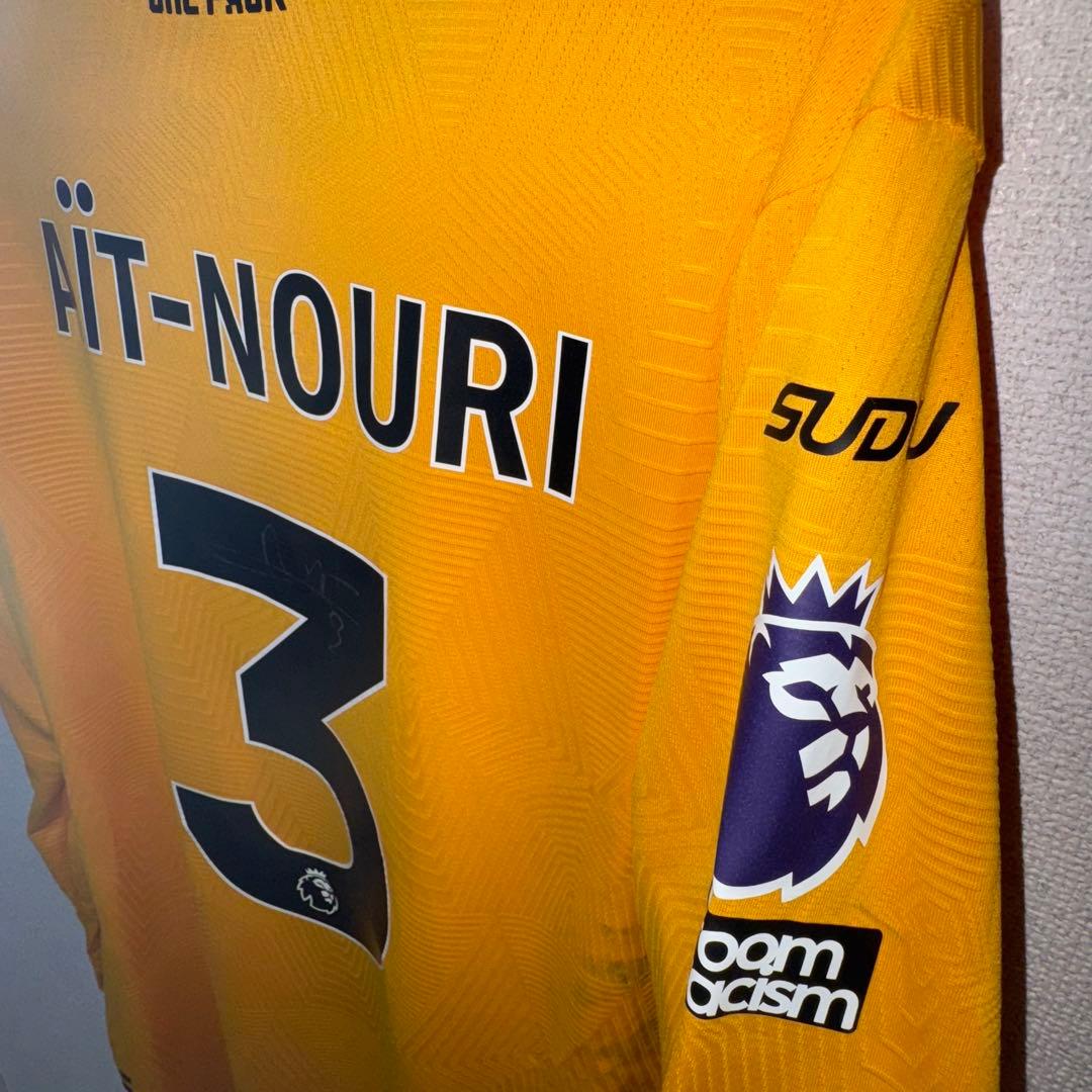 【実着用サイン入り】ウルブス ライアン アイヌーリ #3 ユニフォーム