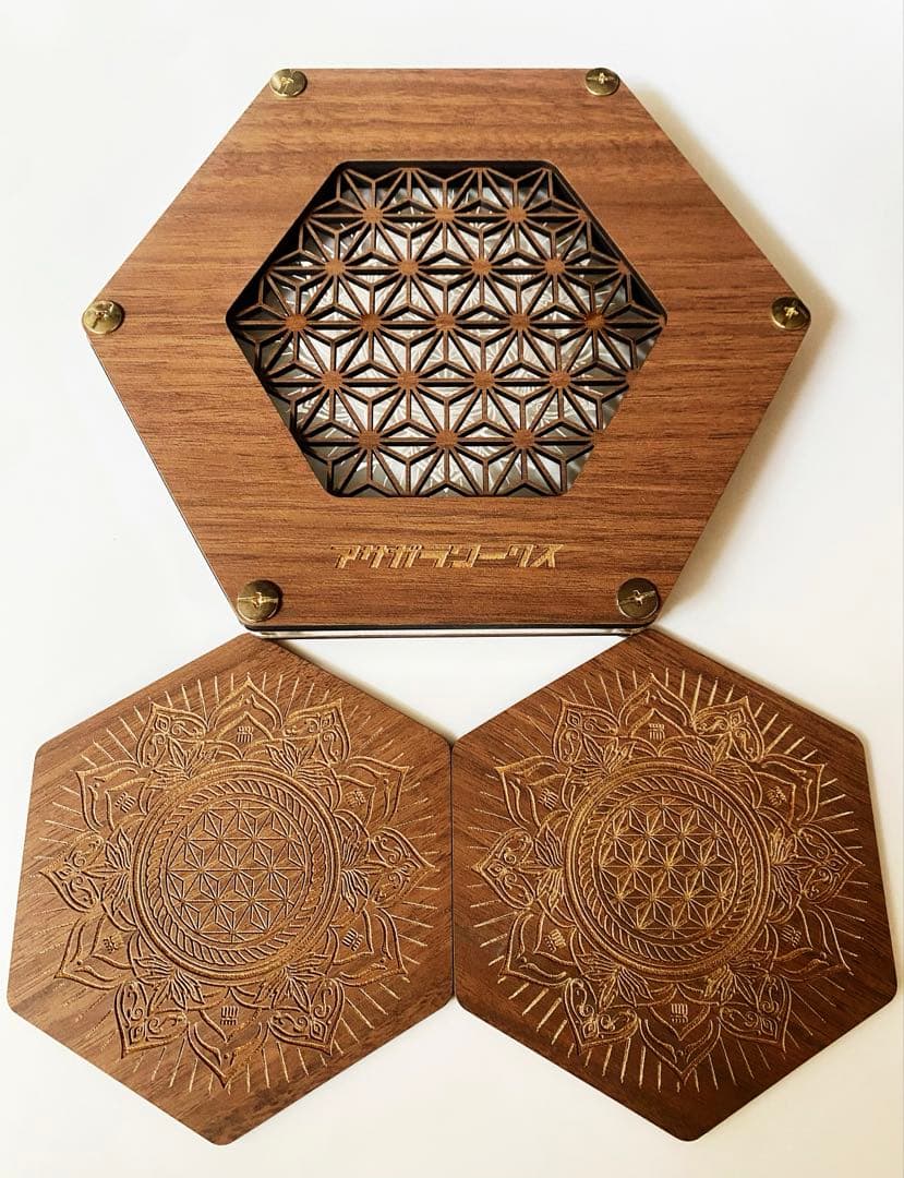 【希少！極美品！】asagara worksアサガラワークス LEDコースター