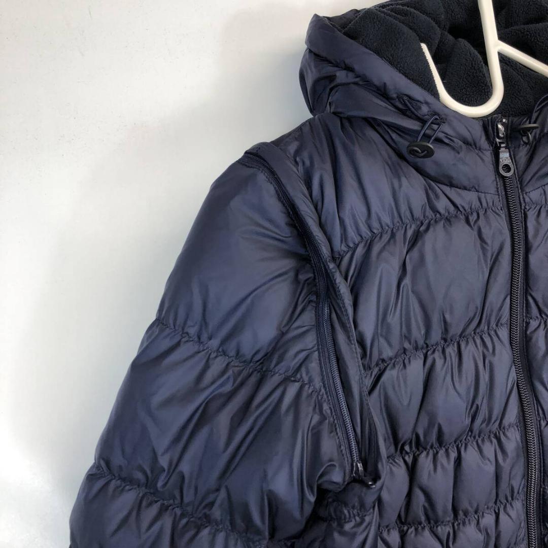 ビームスゴルフ パープルレーベル ダウンパーカー 袖デタッチャブル ダウンベスト