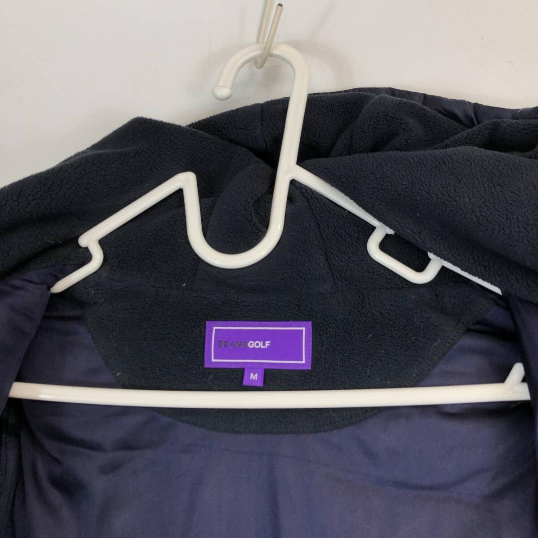ビームスゴルフ パープルレーベル ダウンパーカー 袖デタッチャブル ダウンベスト