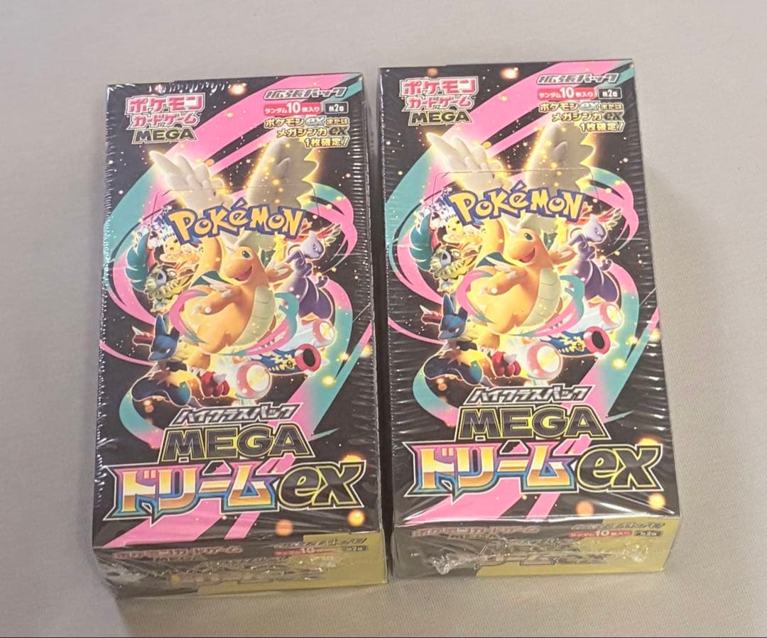 ポケモンカードゲーム MEGAドリームex 2BOX シュリンク付き