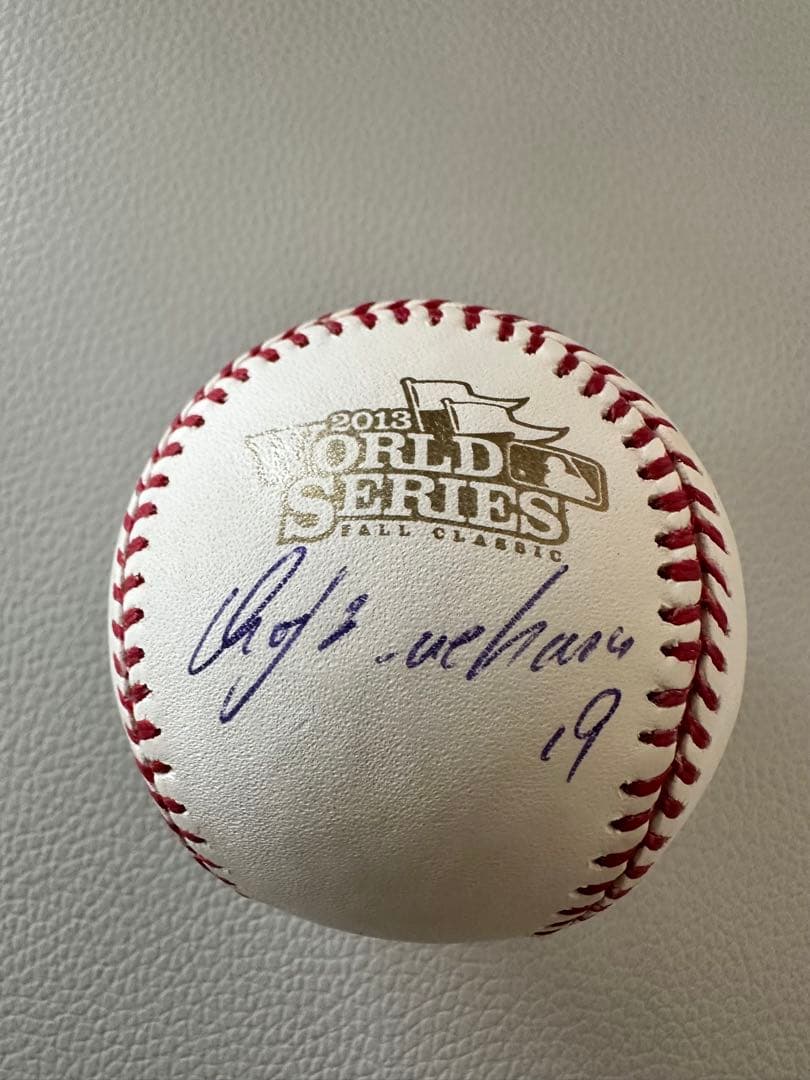 元ボストンレッドソックス上原浩司選手直筆サイン