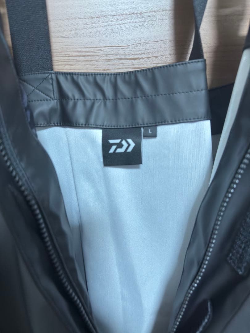 Daiwa DR-6025 ＰＵオーシャンレインスーツ　 ブラック Lサイズ