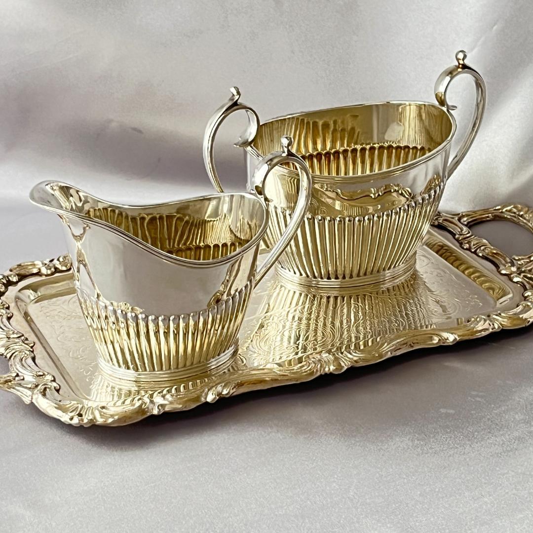 【Mappin & Webb】ミルクジャグ/シュガーボウルマッピンアンドウェッブ