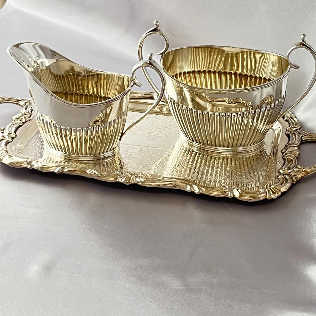 【Mappin & Webb】ミルクジャグ/シュガーボウルマッピンアンドウェッブ