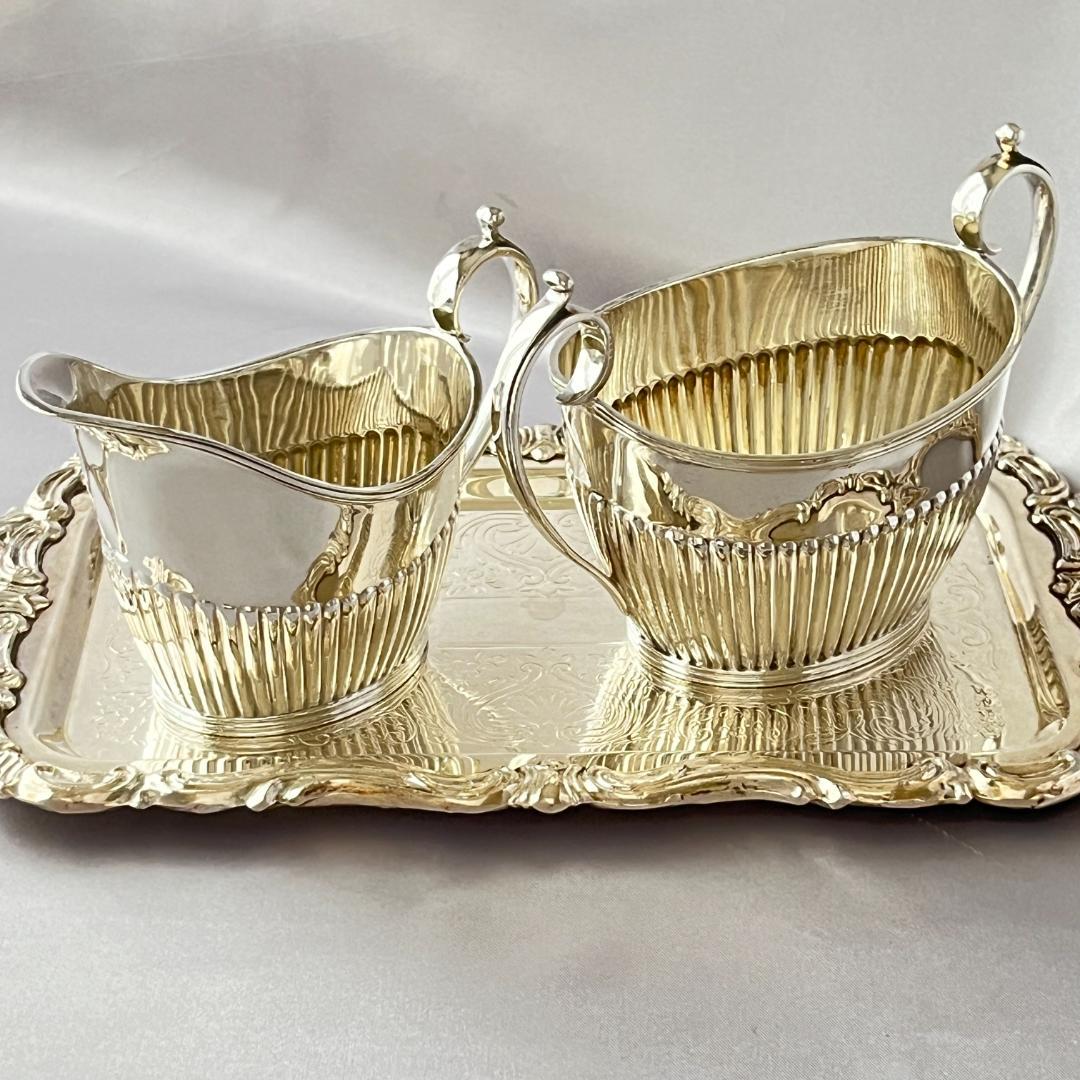 【Mappin & Webb】ミルクジャグ/シュガーボウルマッピンアンドウェッブ