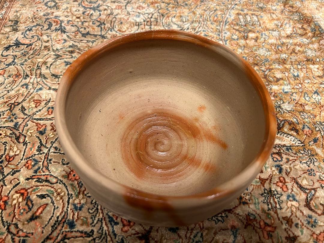 人間国宝 金重陶陽 茶碗 共箱付き