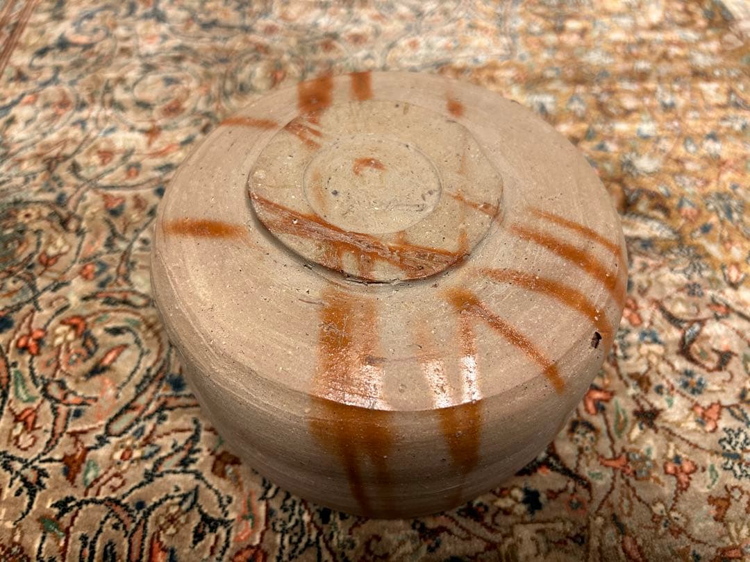 人間国宝 金重陶陽 茶碗 共箱付き