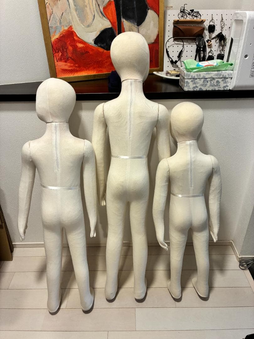 ⭐️3体セット⭐️キッズ マネキン／ボディトルソー 90/100/115cm