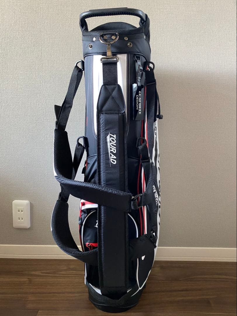 【美品・ほぼ未使用】グラファイトデザイン TourAD CQ キャディーバッグ