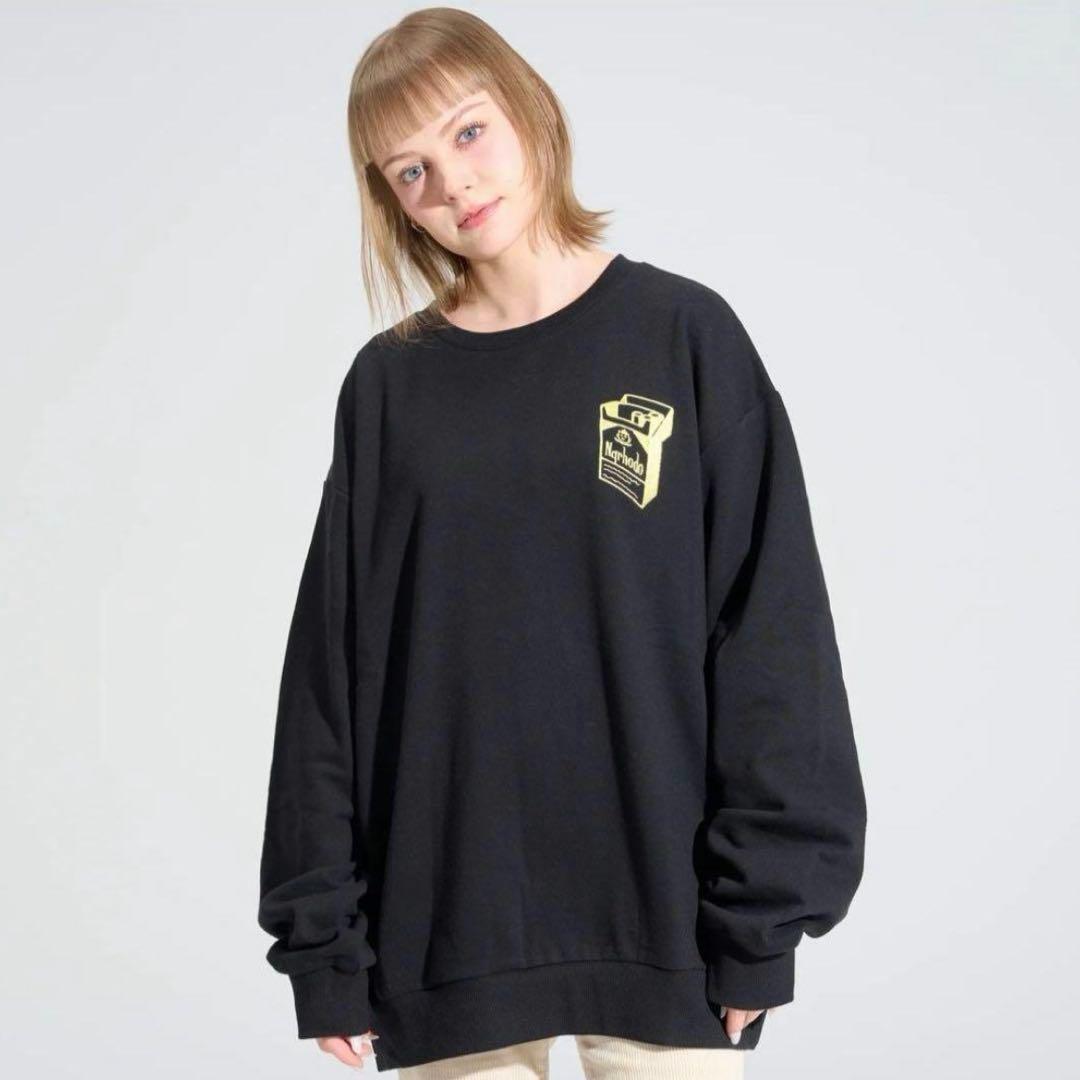 nqrse　泡沫の夜　刺繍トレーナー なるせ ししゅうのトレーナー