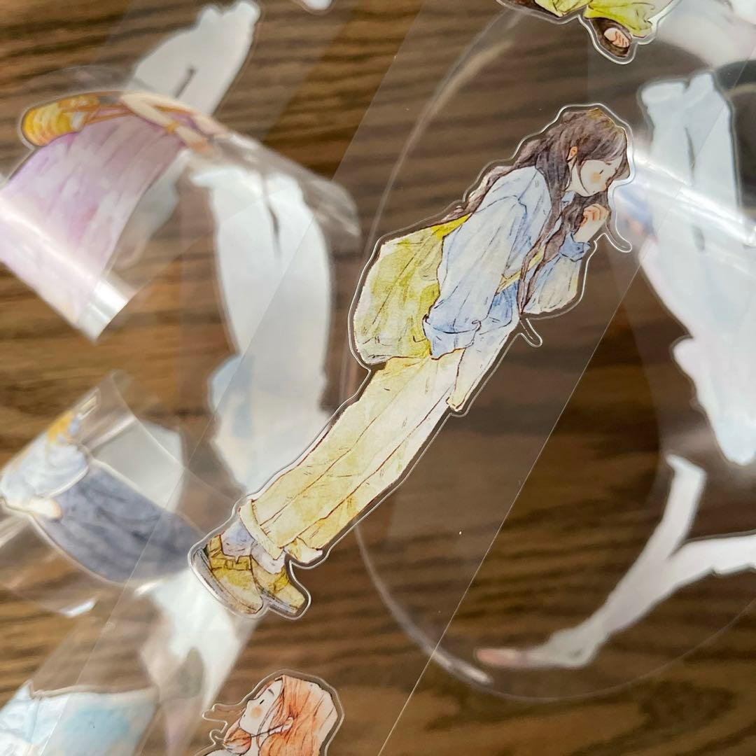 新品　DINGDING　37随心　PET霧面型抜きタイプマスキングテープ　10m